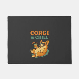 Corgi and Chill Doormat