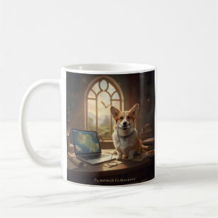 Corgi and Mouse Coffee Mug