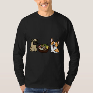 Corgi And Pug Hotpot T-Shirt