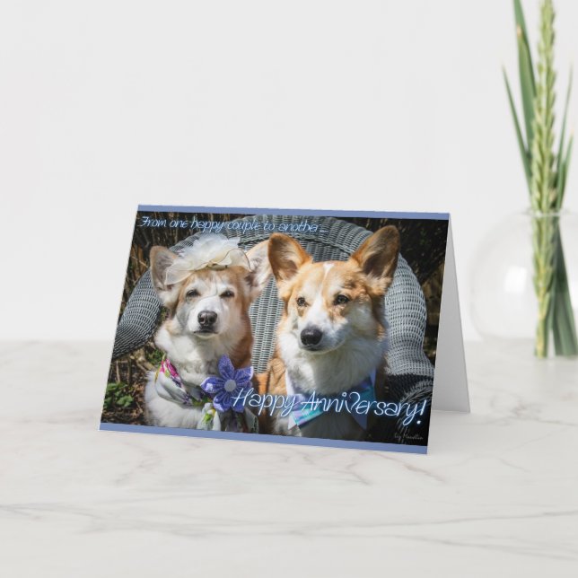 Corgi Anniversary card (Front)
