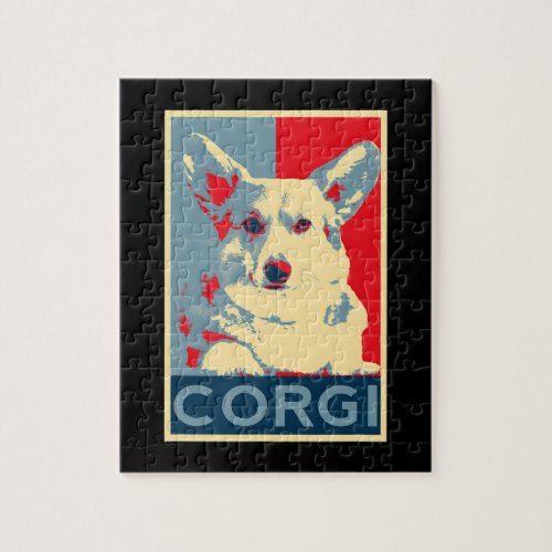 Corgi Art Dog Art for Fans Of Corgis Jigsaw Puzzle