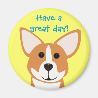 Corgi Art Magnet Greeting