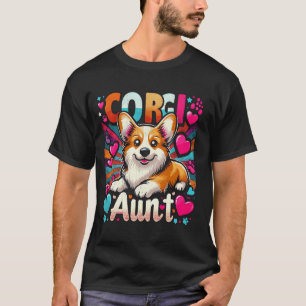 Corgi Aunt for Corgi Dog Pet Lovers T-Shirt
