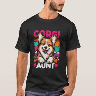 Corgi Aunt for Corgi Dog Pet Lovers T-Shirt