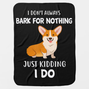 Corgi Baby Blanket
