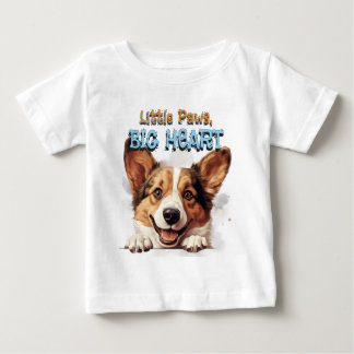 Corgi Baby Shirt | Small Paws Big Heart