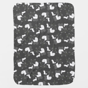 Corgi Baby Shower Dog Blanket