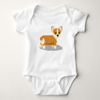Corgi Baby Suit Bodysuit