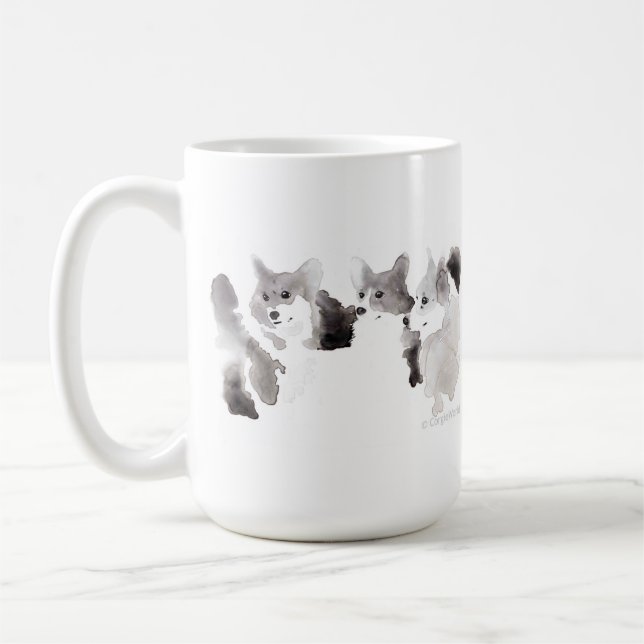 Corgi Beatitudes #7 Mug (Left)