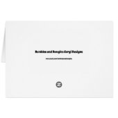 Corgi Birthday card (Back Horizontal)