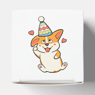 Corgi Birthday Party Favor Boxes