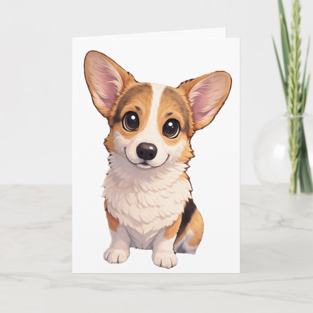 Corgi Blank Card  (Front)