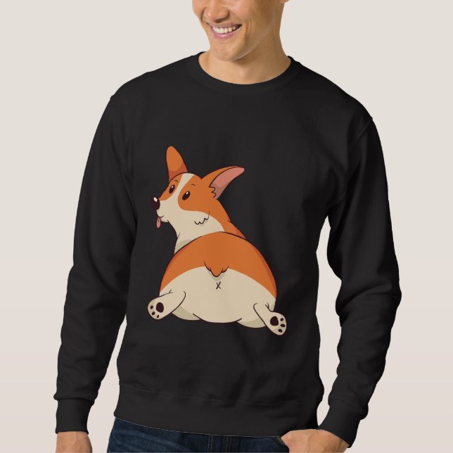 Corgi Butt  201 Sweatshirt (Front)