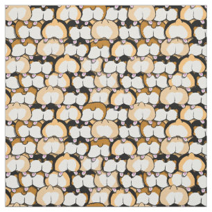corgi butt fabric