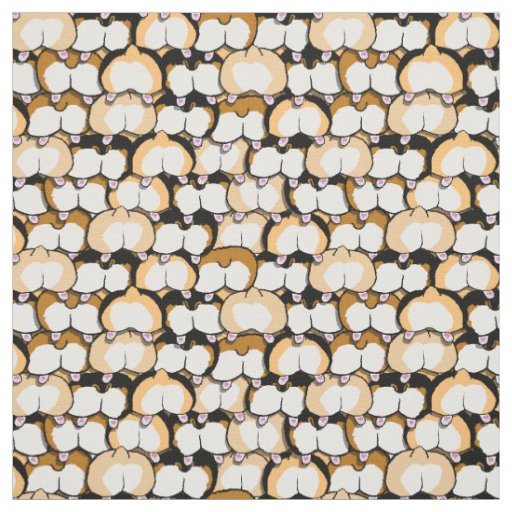 corgi butt fabric