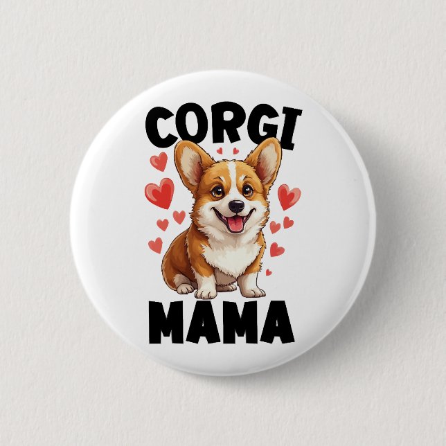 Corgi Button (Front)