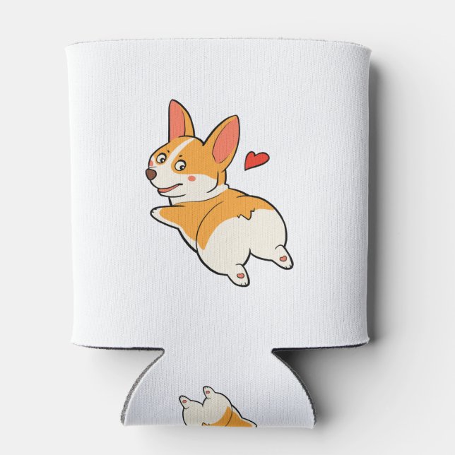 Corgi Butts Can Cooler (Back)