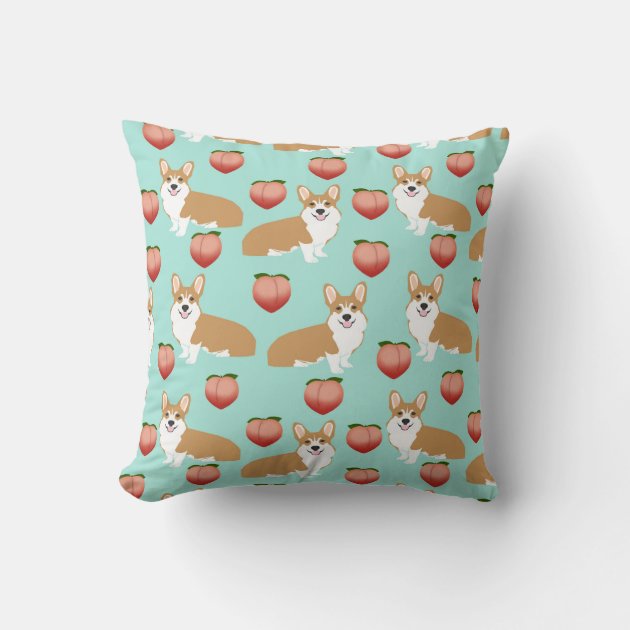 Peach emoji cheap shaped pillow