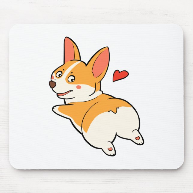 Corgi Butts Mouse Pad (Front)