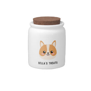 Corgi Candy Jar