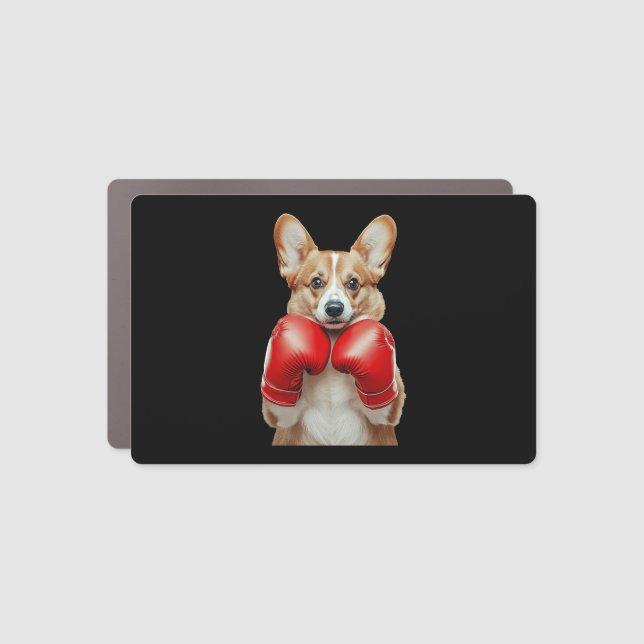 Corgi   car magnet (Front)