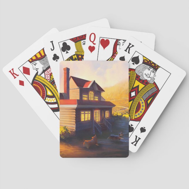 Corgi Case Files Playing Cards (Back)