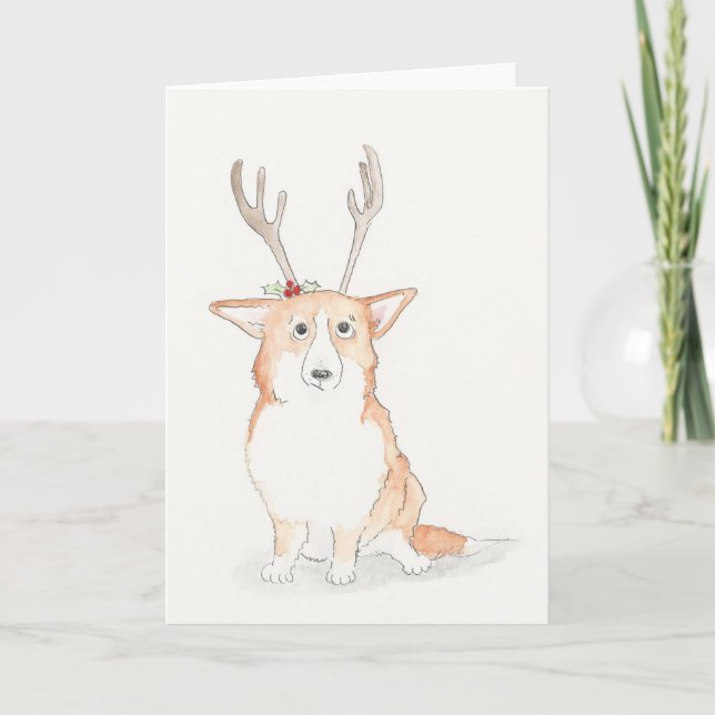Corgi Christmas card (Front)
