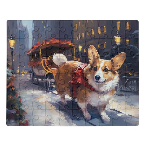 Corgi Christmas Festive Season Jigsaw Puzzle