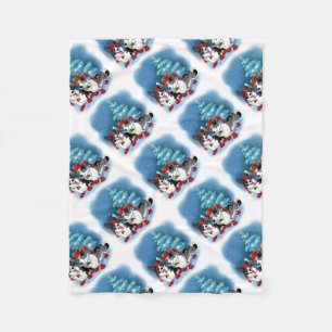 CORGI CHRISTMAS FLEECE BLANKET