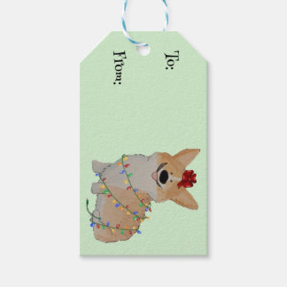 Corgi Christmas Gift Tags