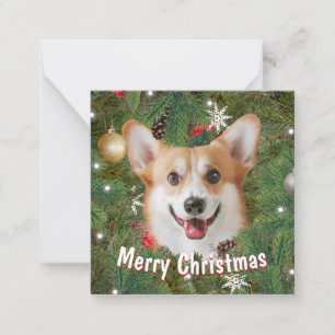 Corgi Christmas Note Card
