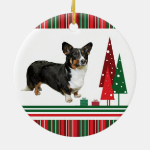 Corgi Christmas Ornament