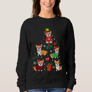 Corgi Christmas Ornament Tree Sweatshirt