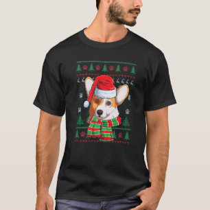 Corgi Christmas Santa Dog Pajama Ugly Sweater