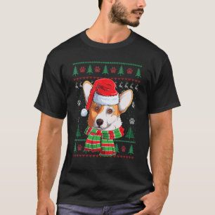 Corgi Christmas Santa Dog Pajama Ugly Sweater