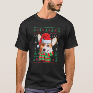 Corgi Christmas Santa Dog Pajama Ugly Sweater