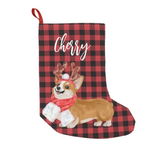 Corgi Christmas Stocking