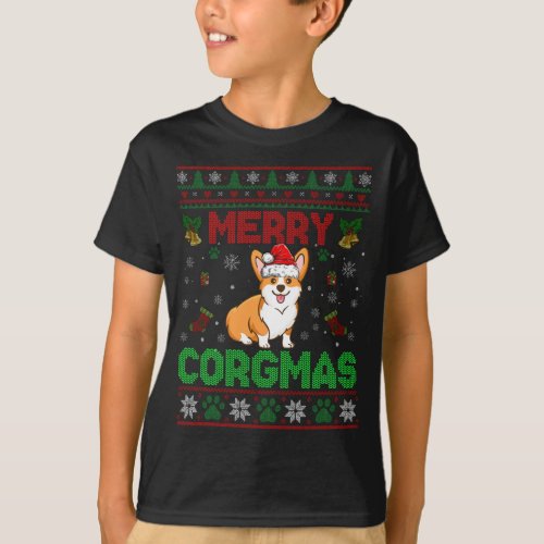 Corgi Christmas Sweater Cool Merry Corgmas Xmas