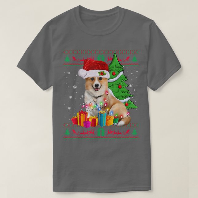 Corgi Christmas Sweater Corgi Christmas  (Design Front)