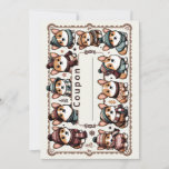 "Corgi Christmas Sweater" Customizable Gift Coupon Holiday Card