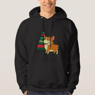 Corgi Christmas Tree Hoodie