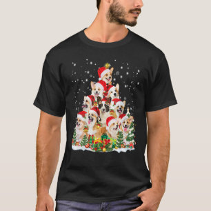 Corgi Christmas Tree Santa Hat Dog Ugly Sweater