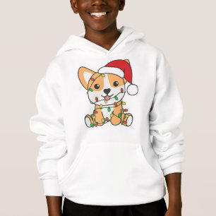 Corgi Christmas Winter Animals Dog Hoodie