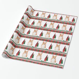 Corgi Christmas Wrapping Paper