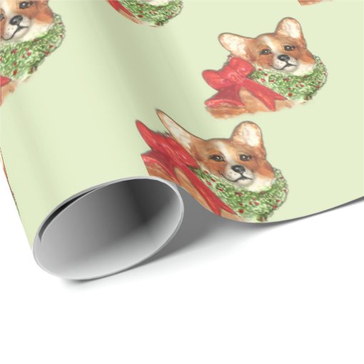 Corgi Christmas Wrapping Paper 