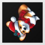 Corgi Claus A Pawsitively Merry Christmas Classic  Wall Decal