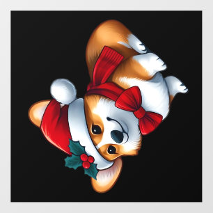 Corgi Claus A Pawsitively Merry Christmas Classic Wall Decal