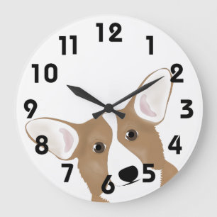 Corgi Clock