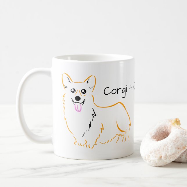 Corgi + Coffee = Life Mug (With Donut)