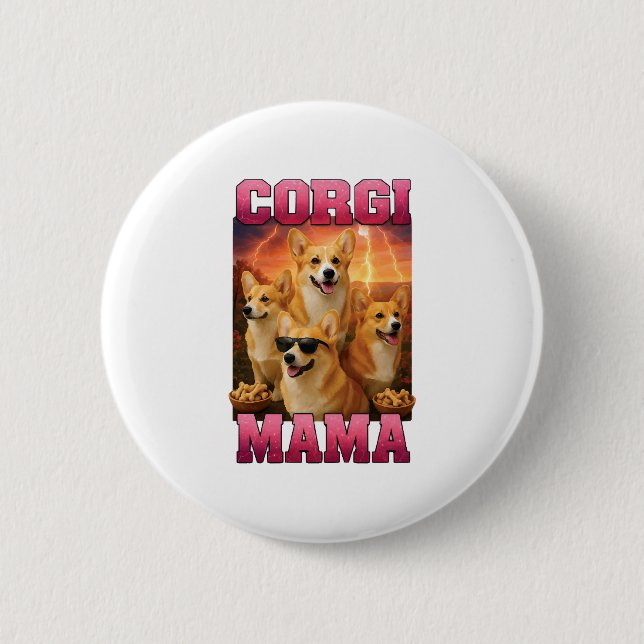 Corgi Copy Copy Button (Front)